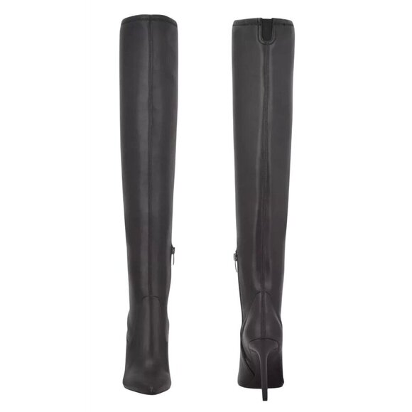 NINE WEST / Tacy 3 / Over / The Knee / Black / Boots / Faux Leather / Stiletto H - Picture 4 of 8